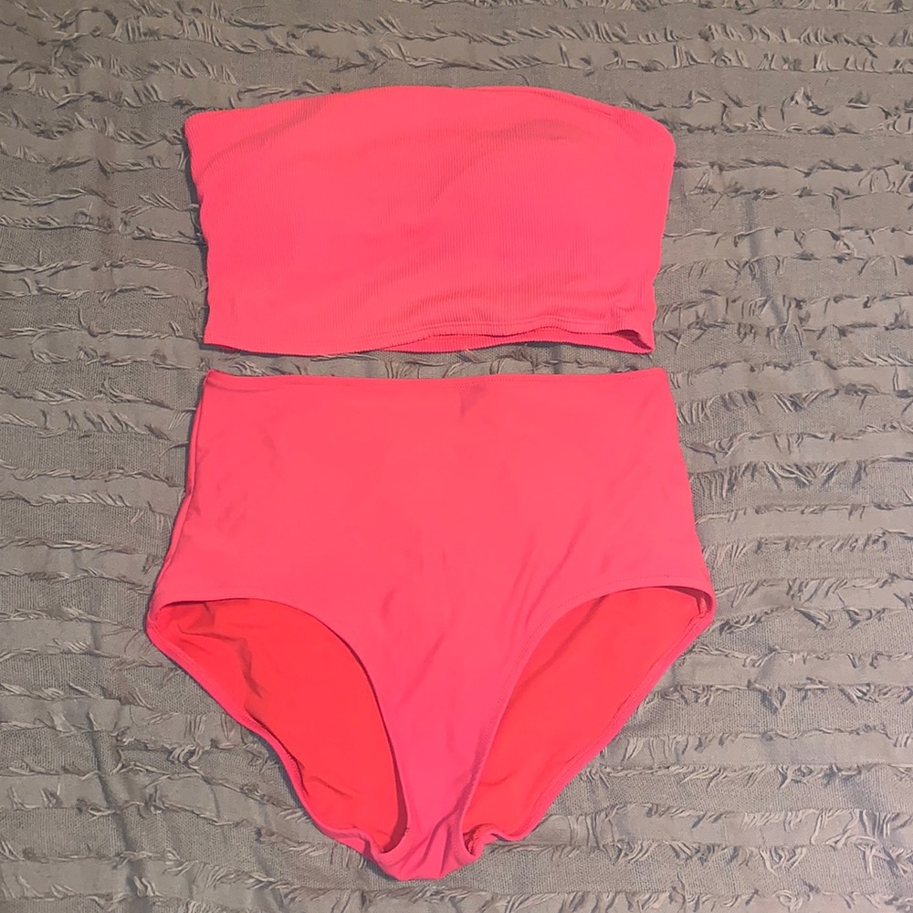 Aerie Neon Pink Two Piece